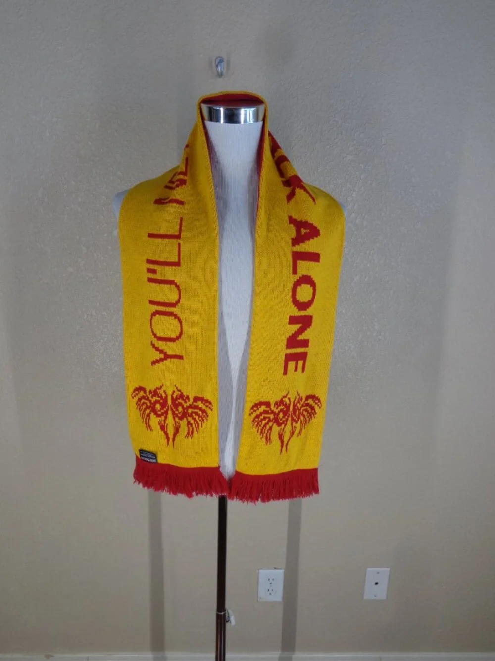 YOU'LL NEVER WALK ALONE SCARF PHONENIX LANDING CAMBRIDGE, MA